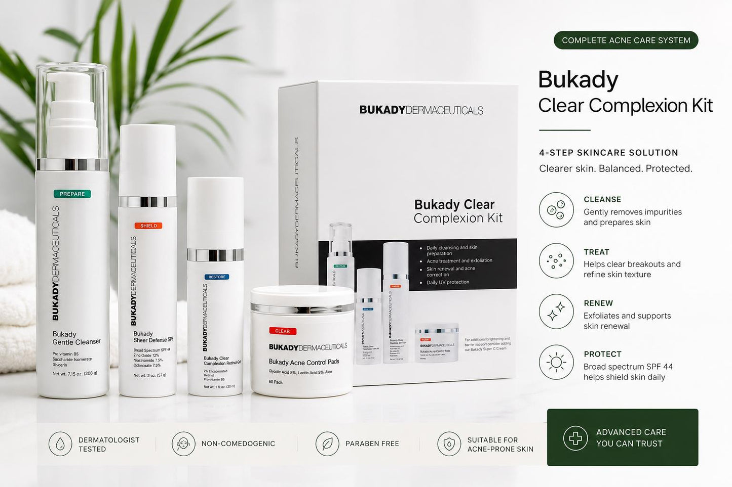 Bukady Clear Complexion Kit